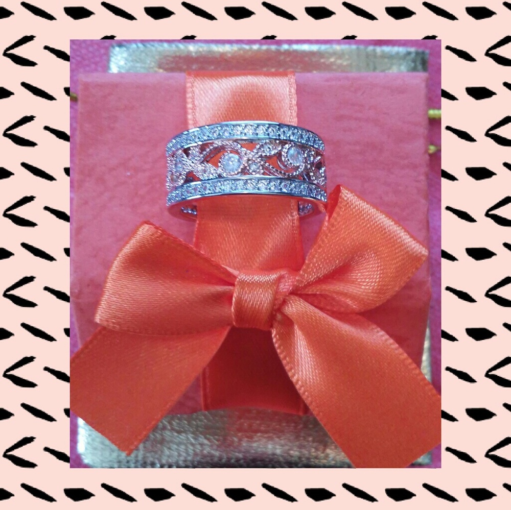 Pure Silver & Rose Gold Vine Band